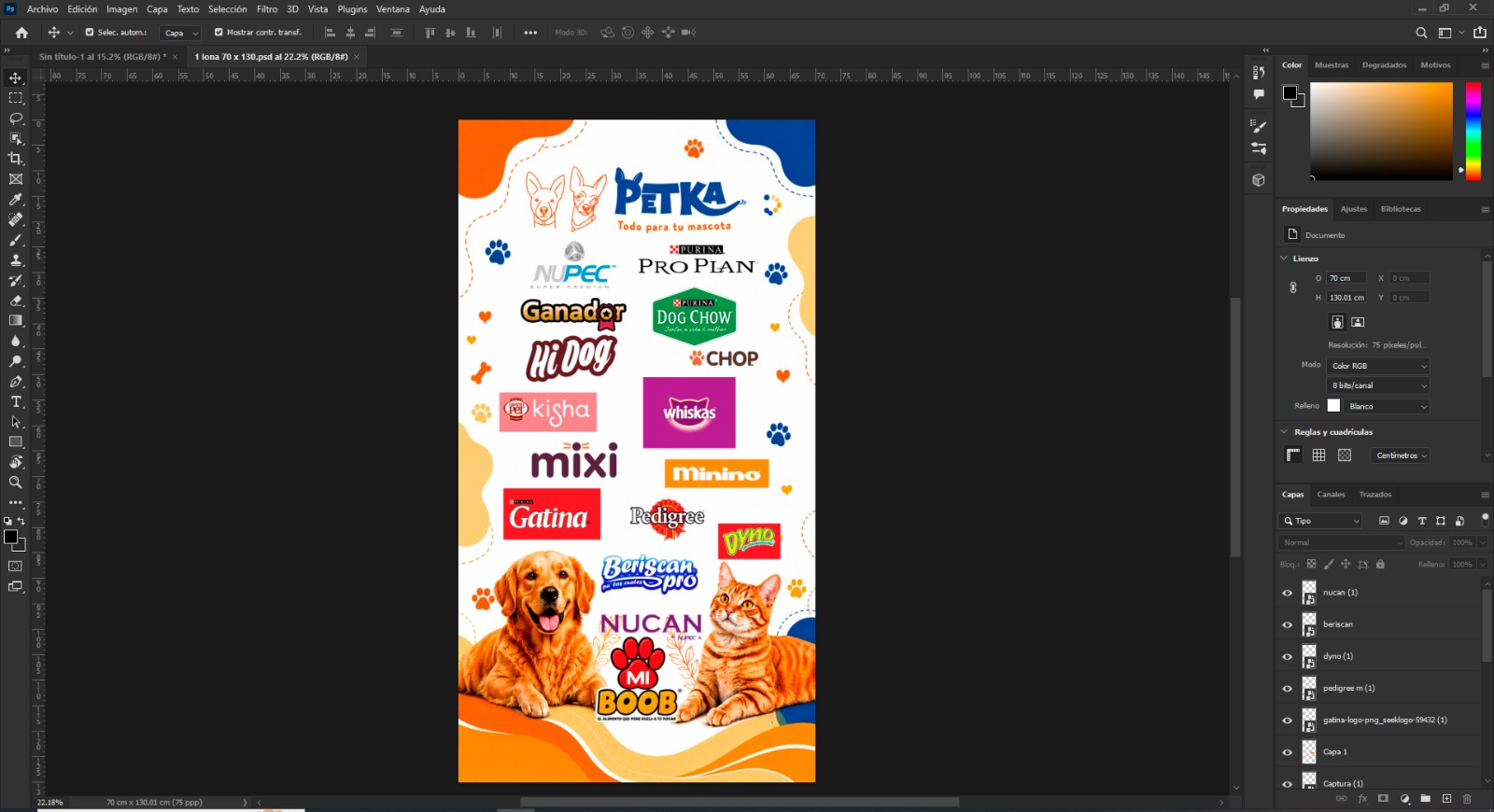 Proceso de diseño en Photoshop - Creativos Guerrero